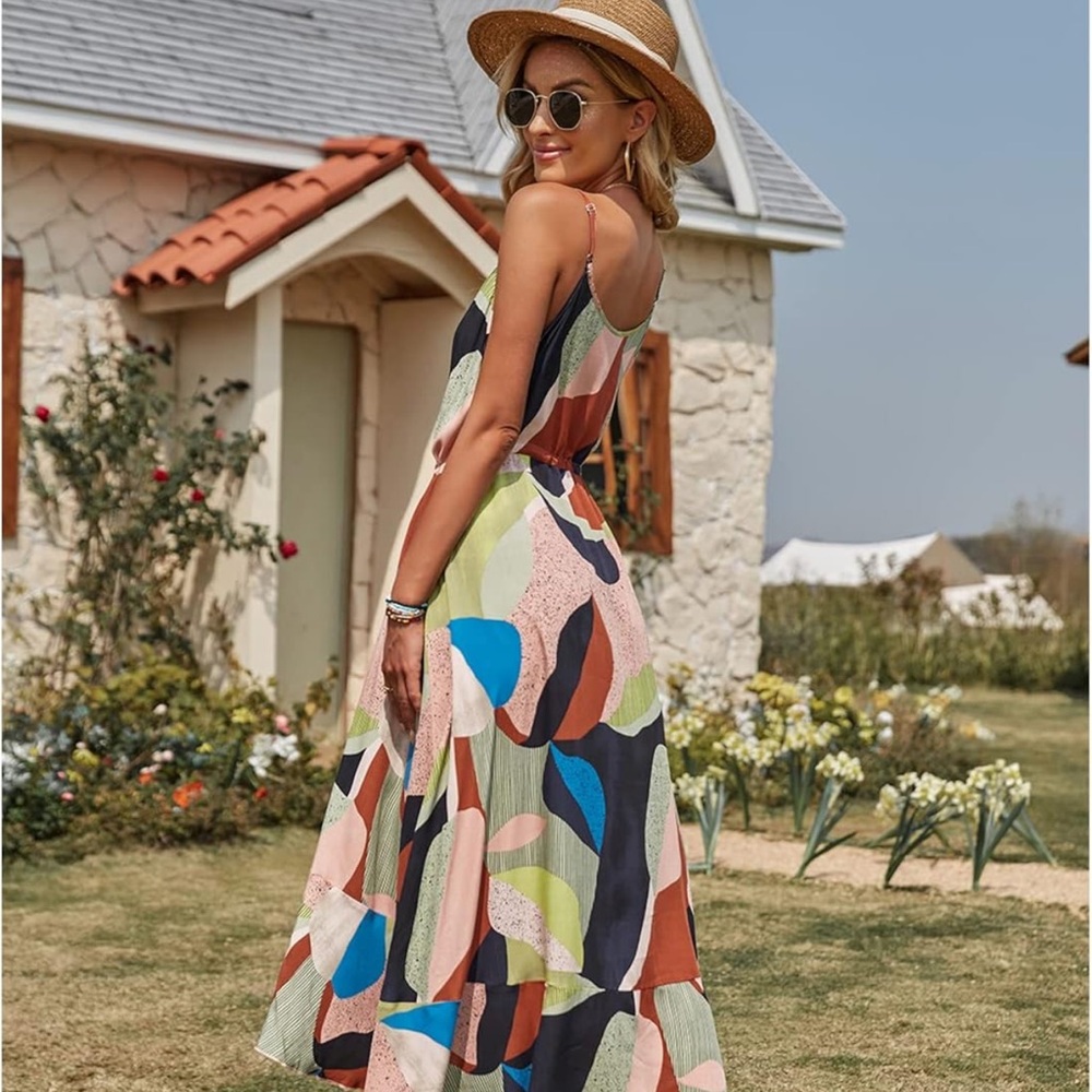 BROVAVE Women's 2025 Summer Casual Boho Sundress - Picture 2 of 6